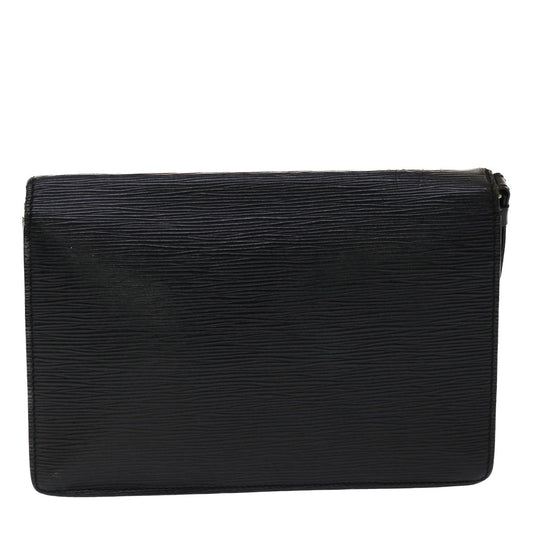 LOUIS VUITTON Epi Serie Dragonne Hand Bag Black M52612 LV  47949
