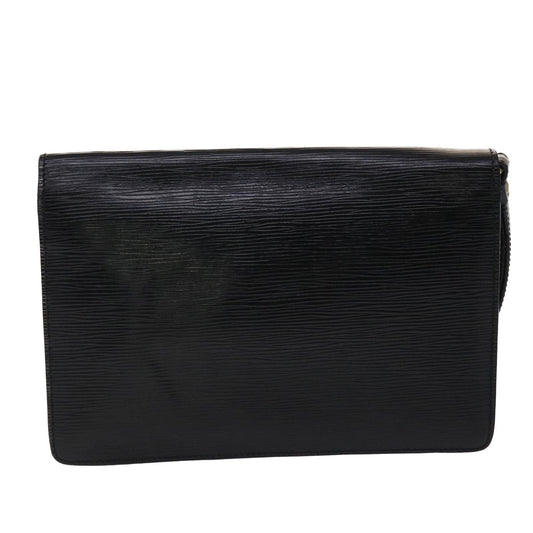 LOUIS VUITTON Epi Serie Dragonne Hand Bag Black M52612 LV  47950
