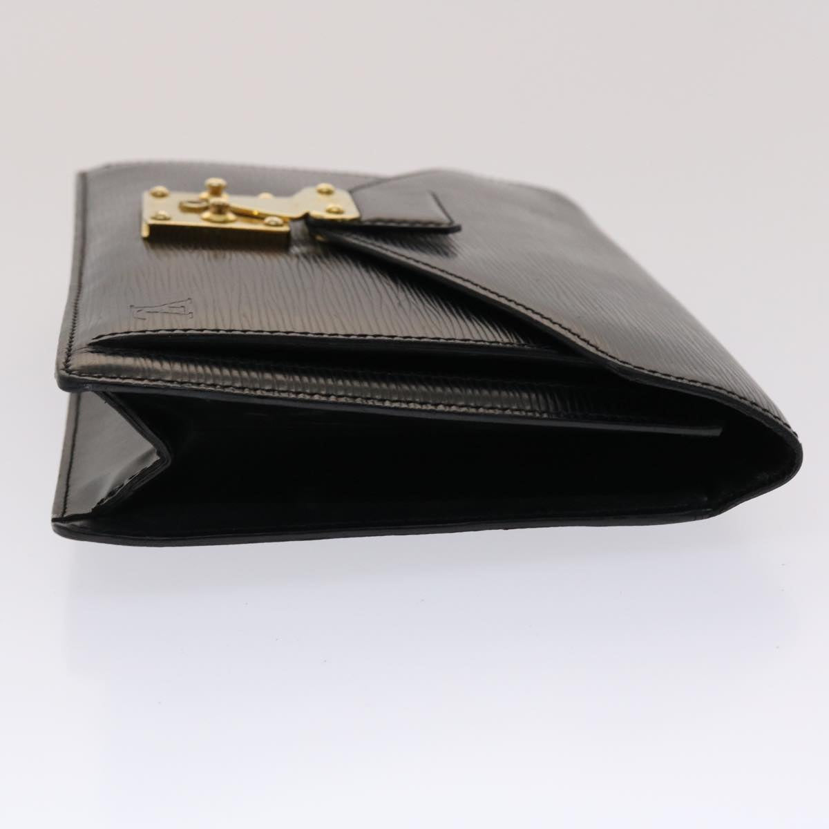 LOUIS VUITTON Epi Serie Dragonne Hand Bag Black M52612 LV  47950