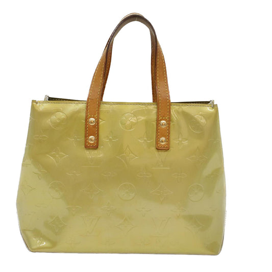 LOUIS VUITTON Monogram Vernis Reade PM Hand Bag Gris M91145 LV  47984