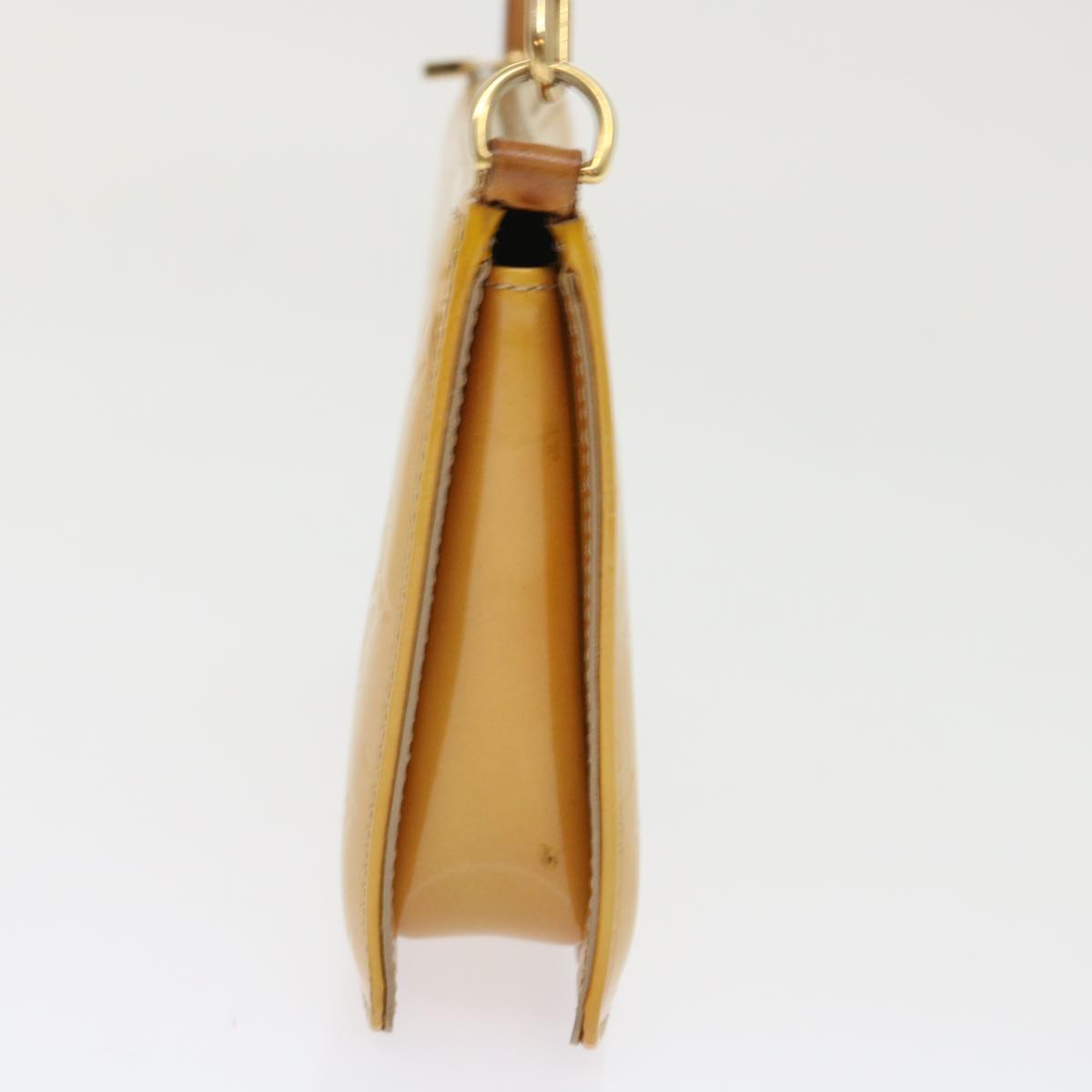 LOUIS VUITTON Monogram Vernis Lexington Accessory Pouch Beige M91010 Auth 47986