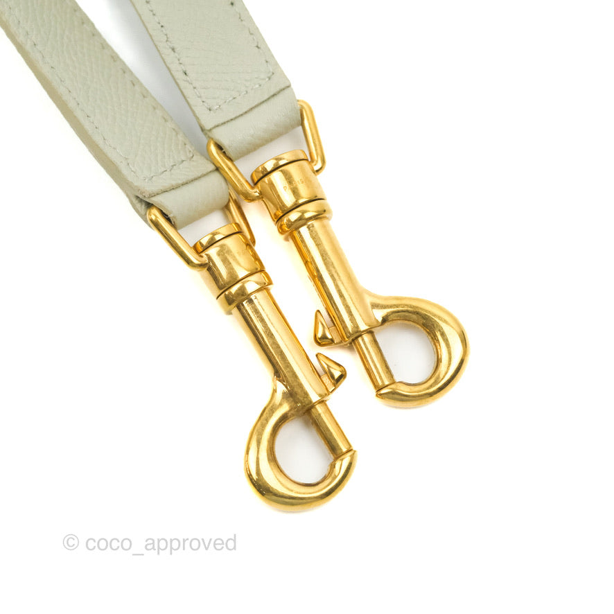 Celine Micro Belt Bag Light Khaki Grained Calfskin Silver Hardware