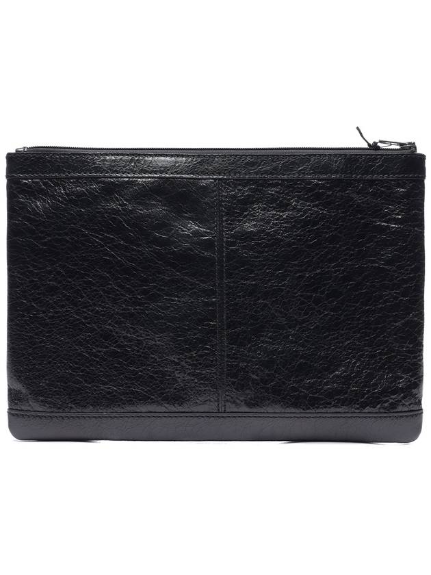 Luxury Balenciaga  Classic Clip Clutch Bag Black