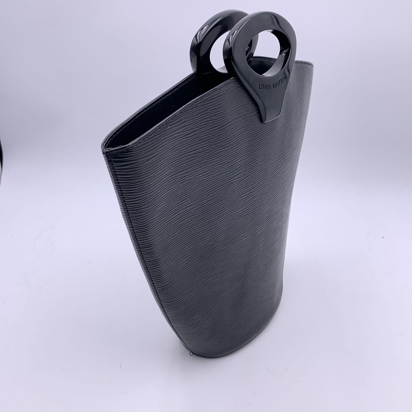 LOUIS VUITTON Vintage Black Epi Leather Noctambule Handbag Tote Bag