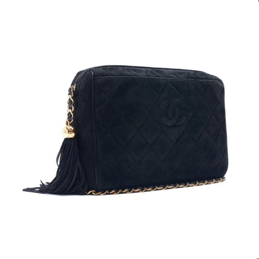 Chanel Matrasse Coco Chain Shoulder Swede Black  Shoulder Bag Mini Shoulder Bag  Shoulder Bag Hybrid 【French】【 Ship】 Dharma Sharma Online