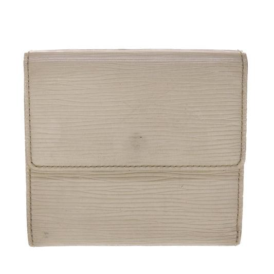 LOUIS VUITTON Epi Portefeuille Elise Wallet White M6348J LV  48069