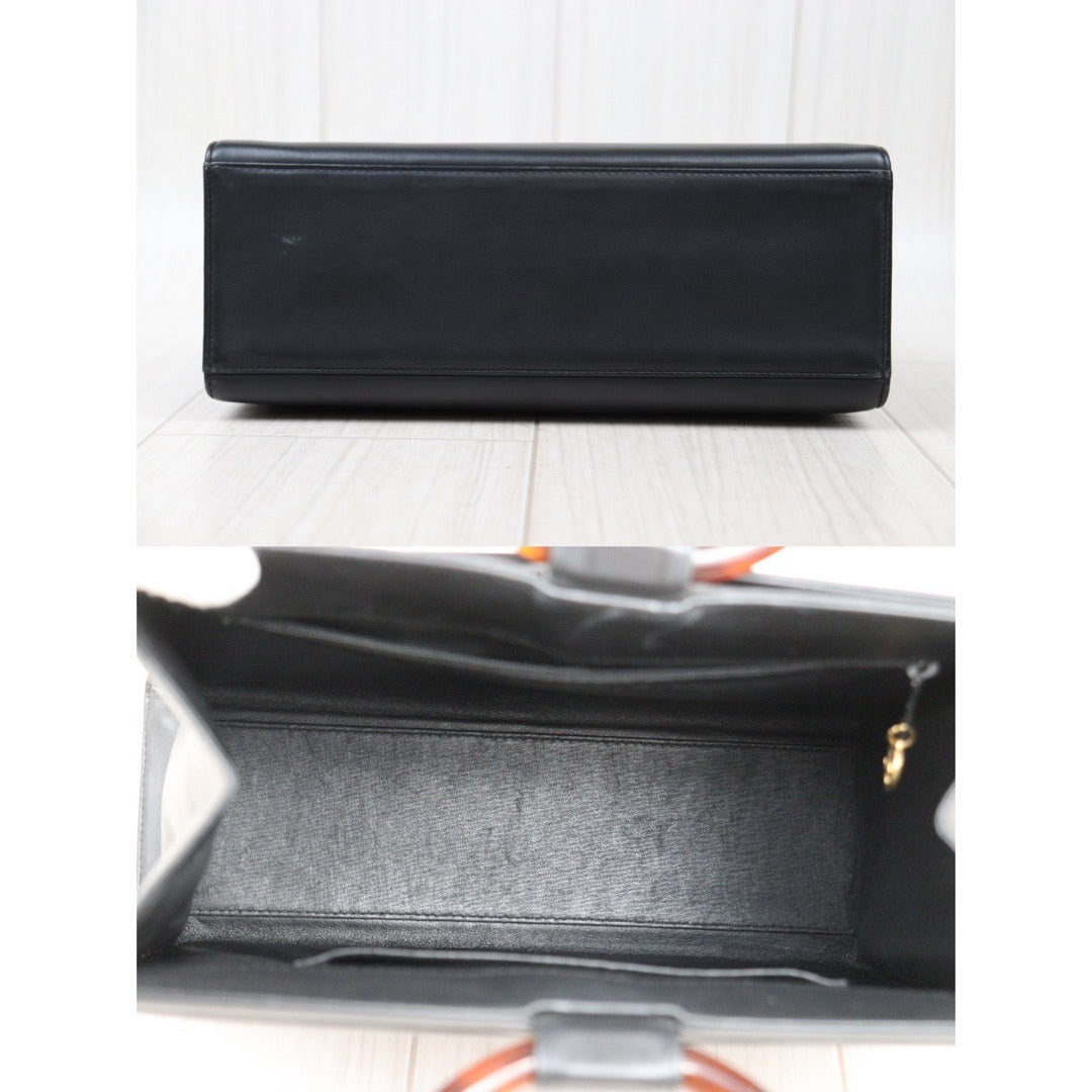 Rank A｜ CHANEL  Lamb Skin Kelly Hand Bag Made In 1997～1999Year｜Y24051713