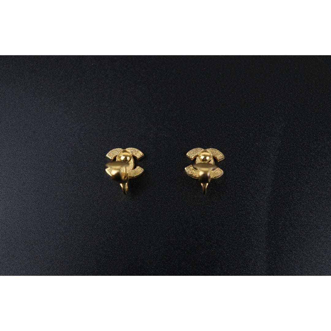 Very Good ( Rank A)｜ CHANEL Coco Mark Rhinestone Earrings｜V25071007