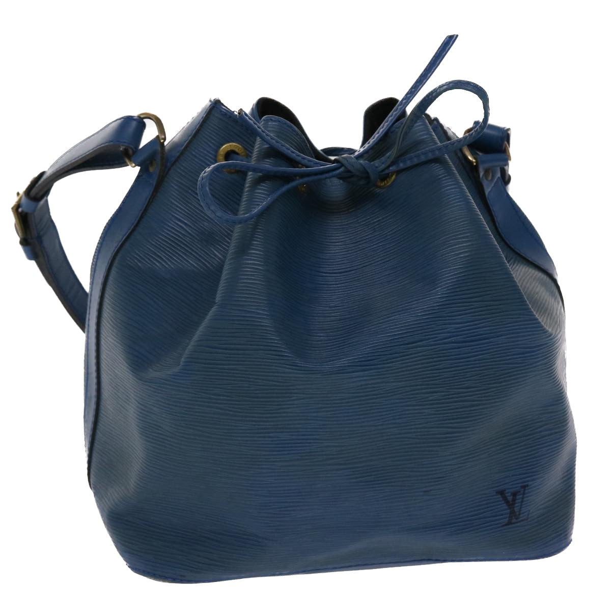 LOUIS VUITTON Epi Petit Noe Shoulder Bag Blue M44105 LV  48289