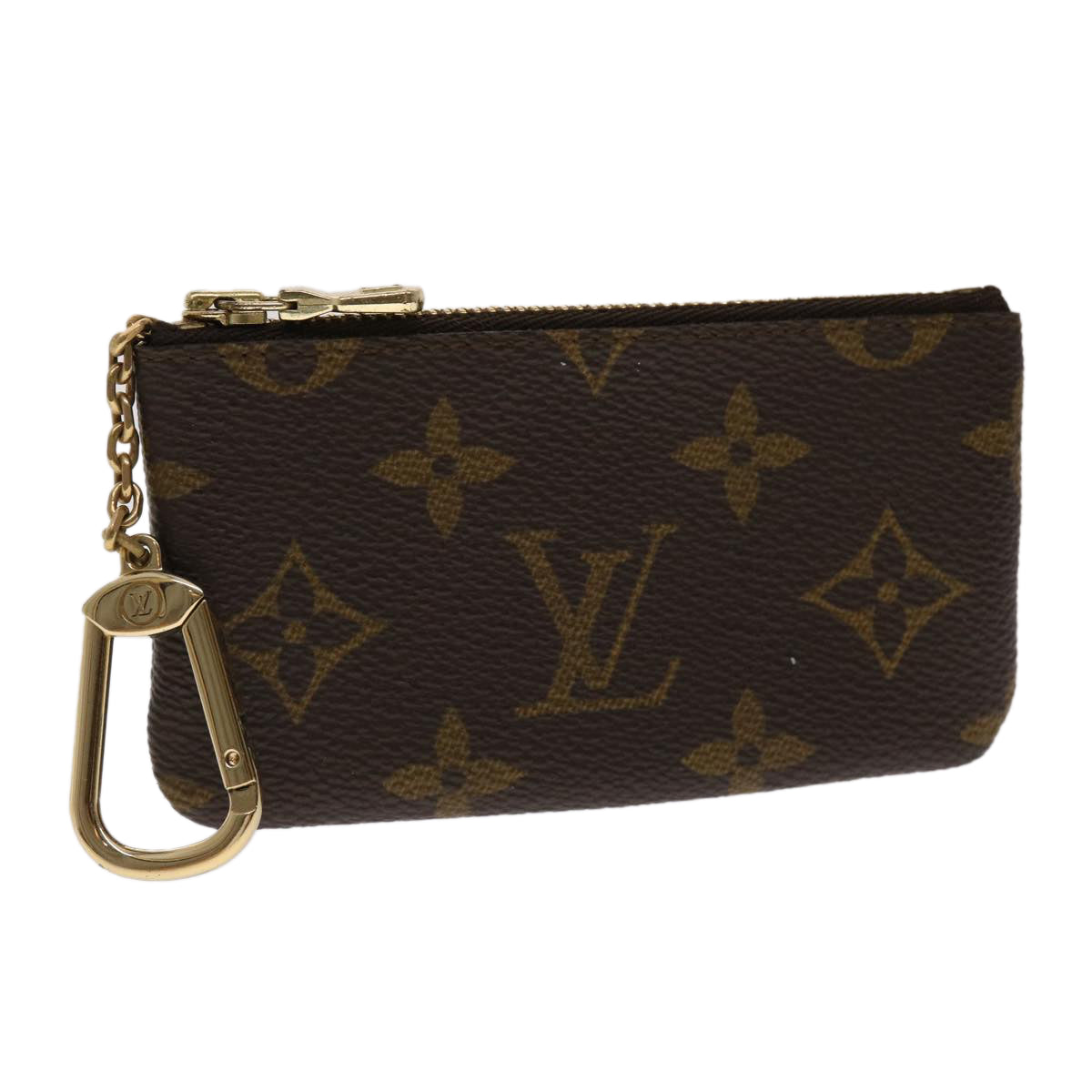 LOUIS VUITTON Monogram Pochette Cles Coin Purse M62650 LV  48381