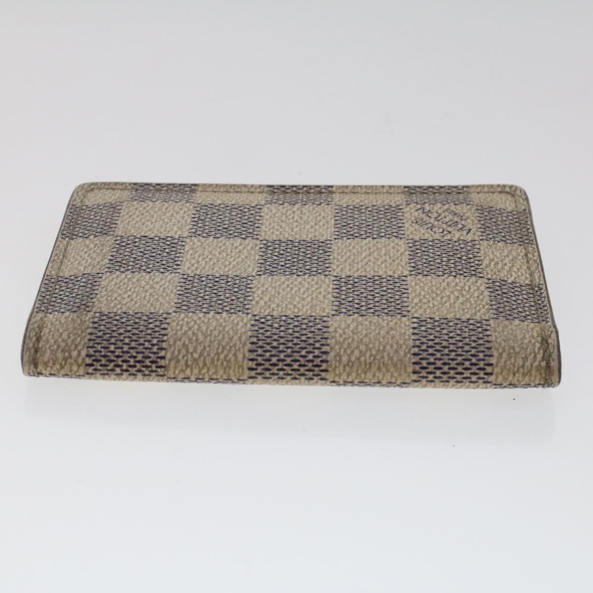 LOUIS VUITTON Damier Azur Organizer Dupoch Card Case N61727 LV  48414
