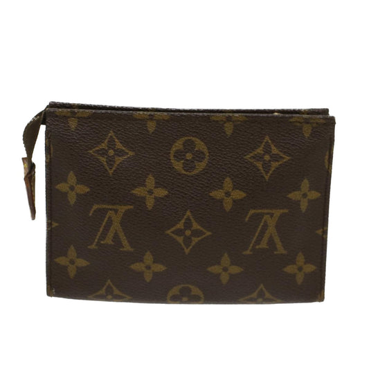 LOUIS VUITTON Monogram Poche Toilette 15 Pouch M47546 LV  48539