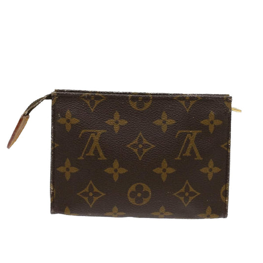 LOUIS VUITTON Monogram Poche Toilette 15 Pouch M47546 LV  48540