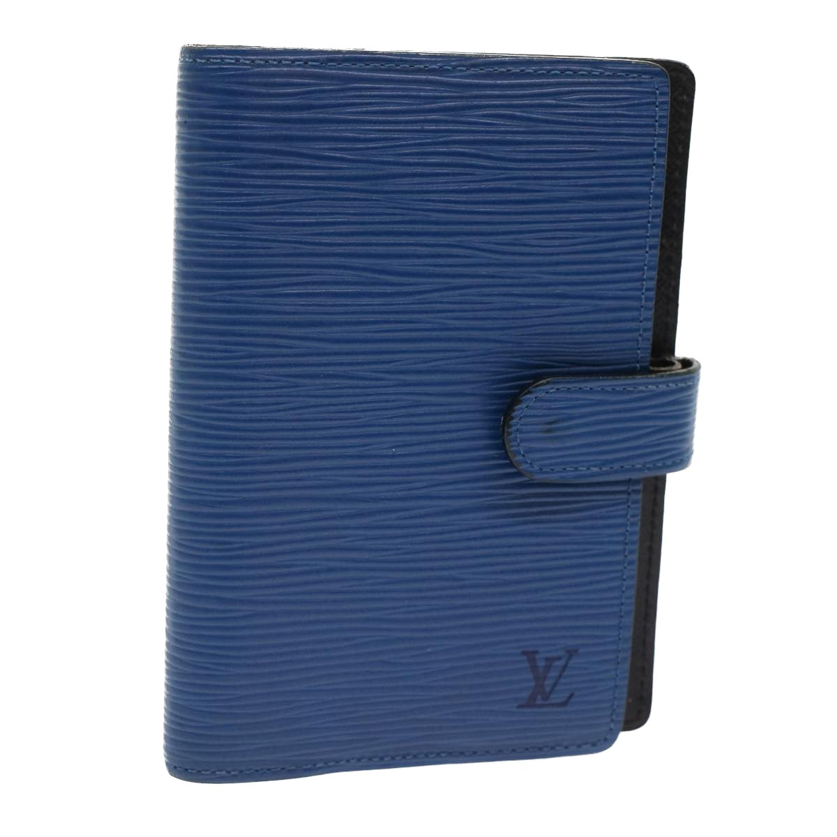 LOUIS VUITTON Epi Agenda PM Day Planner Cover Blue R20055 LV  48778