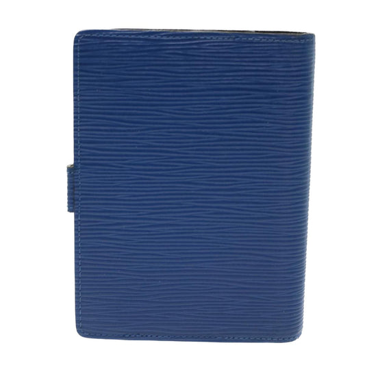 LOUIS VUITTON Epi Agenda PM Day Planner Cover Blue R20055 LV  48778
