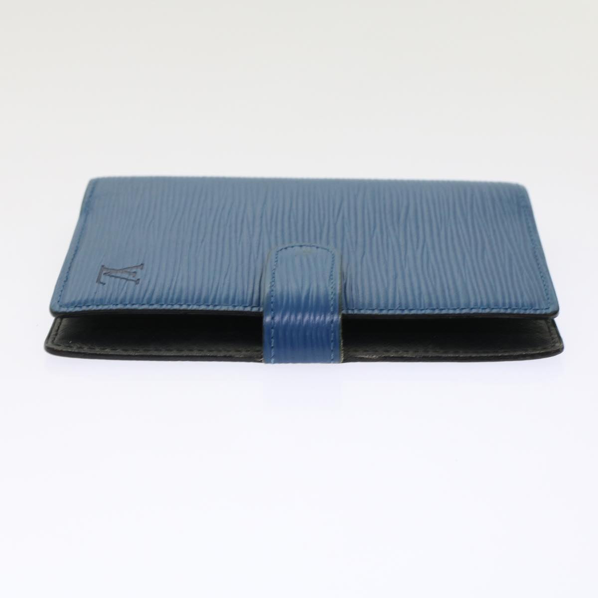 LOUIS VUITTON Epi Agenda PM Day Planner Cover Blue R20055 LV  48778