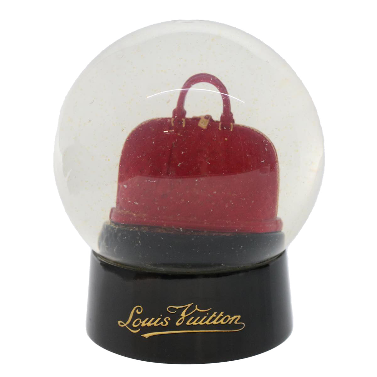 LOUIS VUITTON Snow Globe Alma VIP Limited Clear Red LV  48785