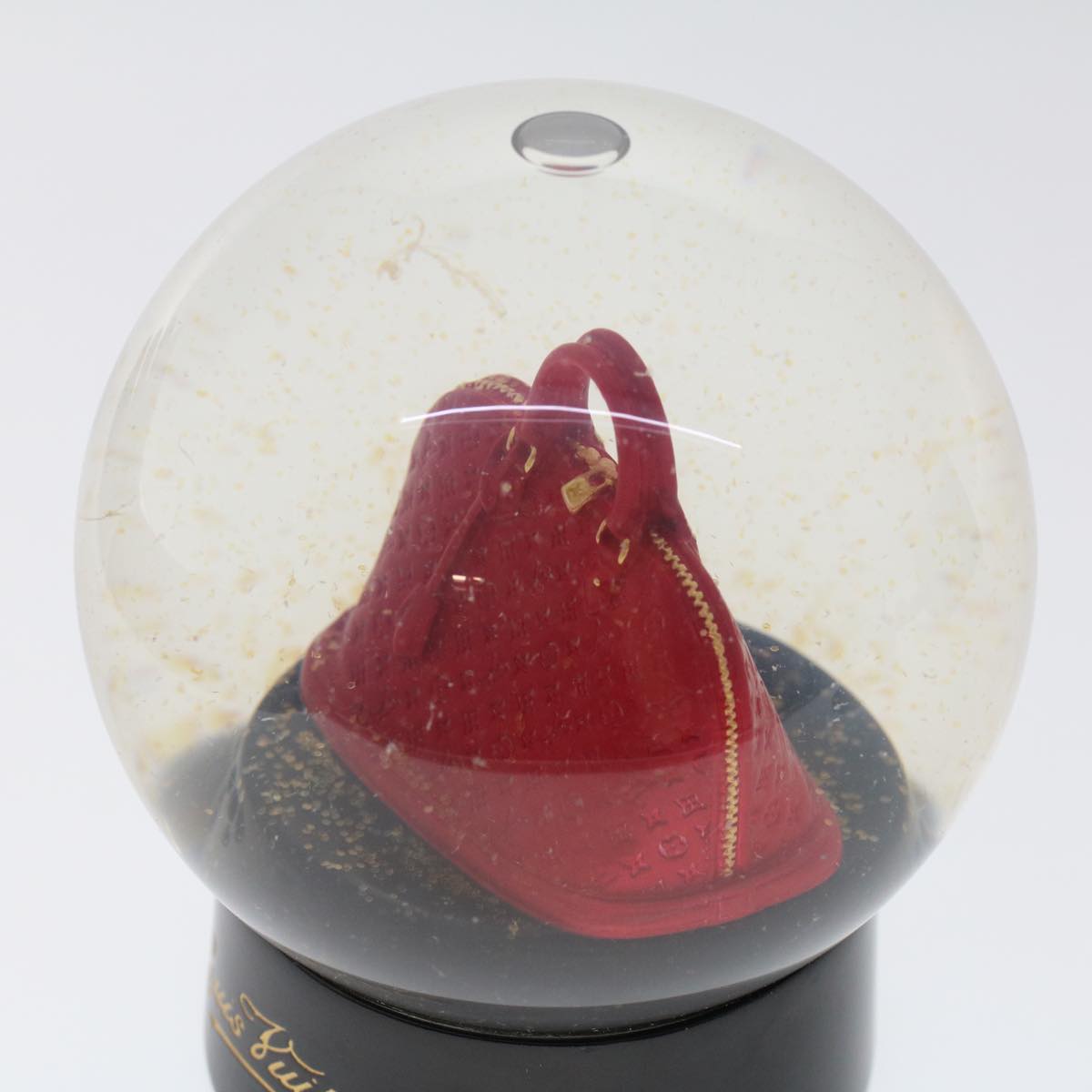 LOUIS VUITTON Snow Globe Alma VIP Limited Clear Red LV  48785