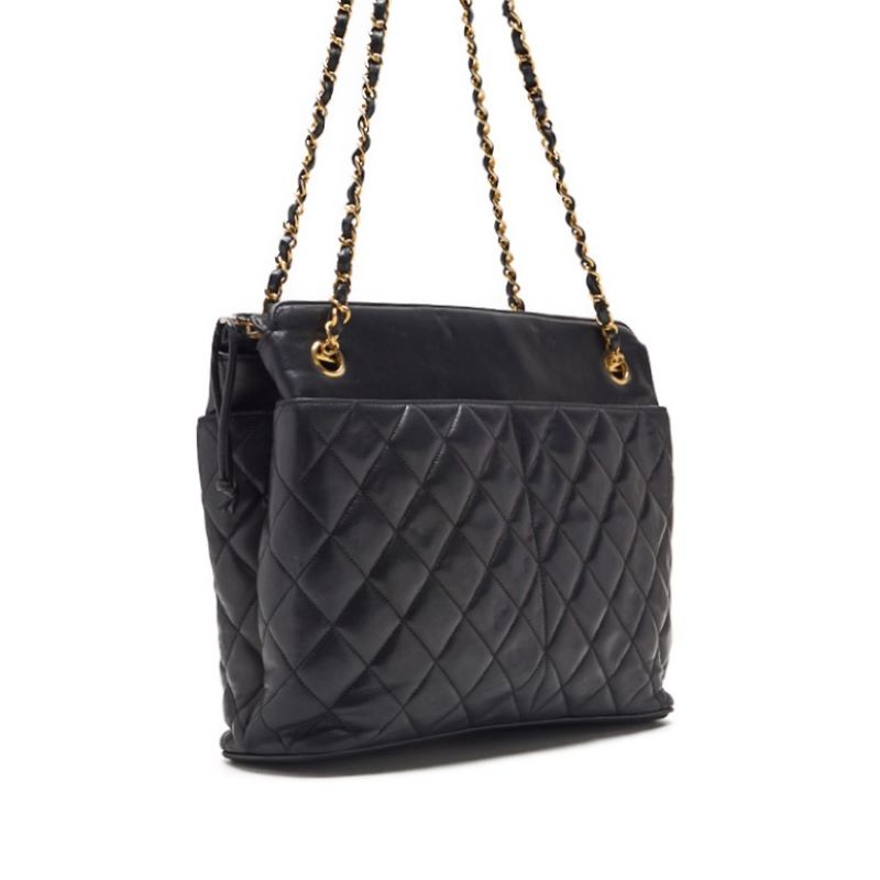 Chanel Matrasse Double Chain Shoulder  Black  Shoulder Bag Mini Shoulder  Bag Hybrid 【 Delivery】 Himalan Online