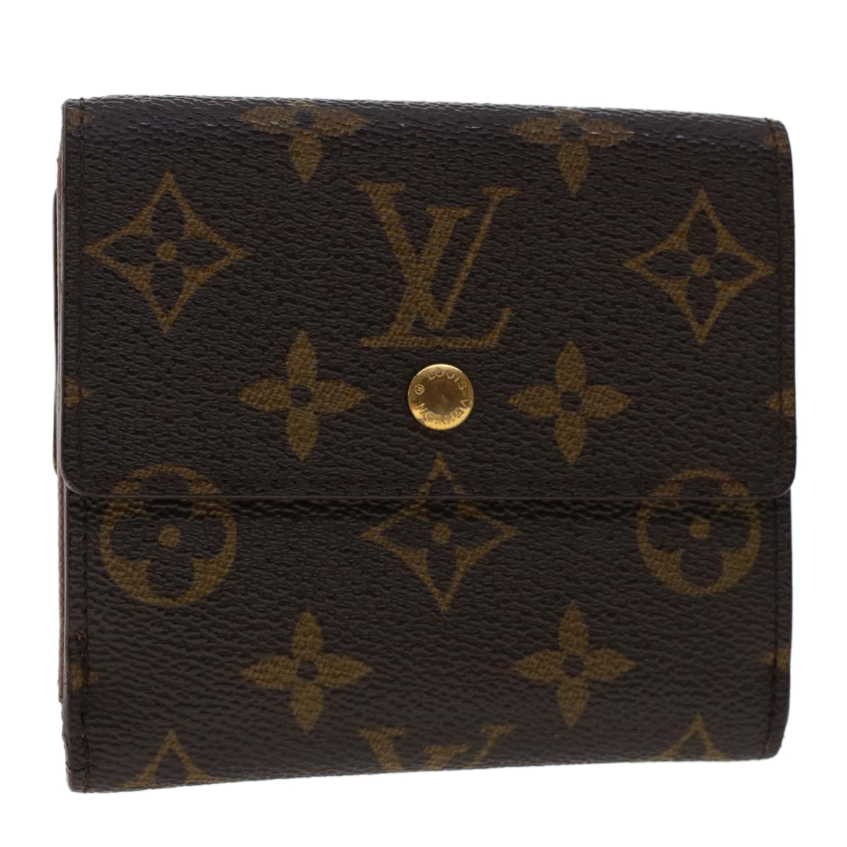 LOUIS VUITTON Monogram Portefeuille Elise Wallet M61654 LV  48835