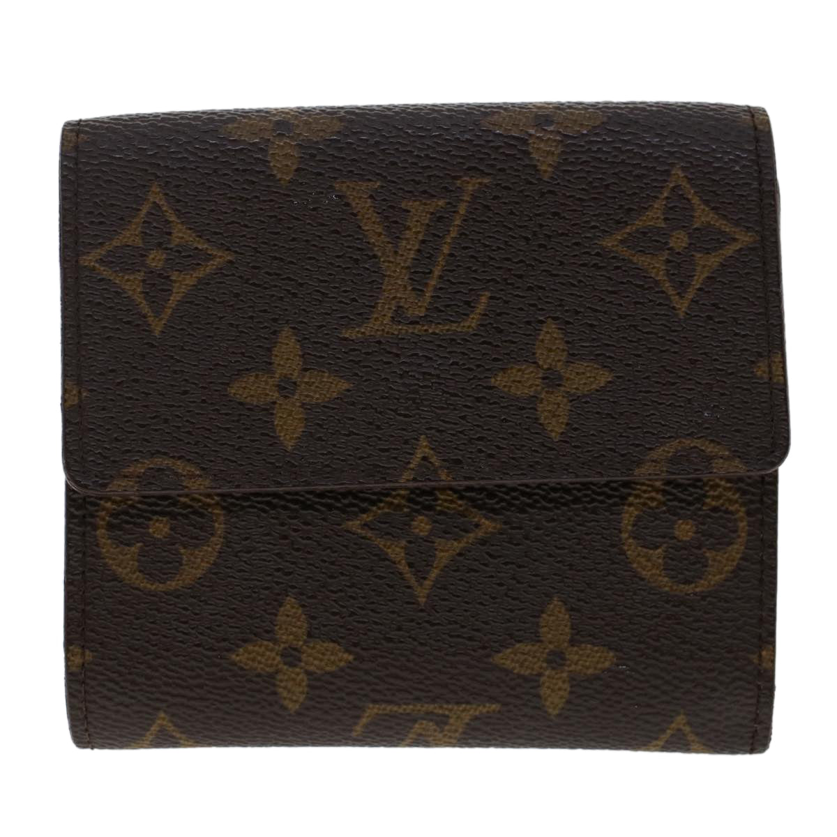 LOUIS VUITTON Monogram Portefeuille Elise Wallet M61654 LV  48835