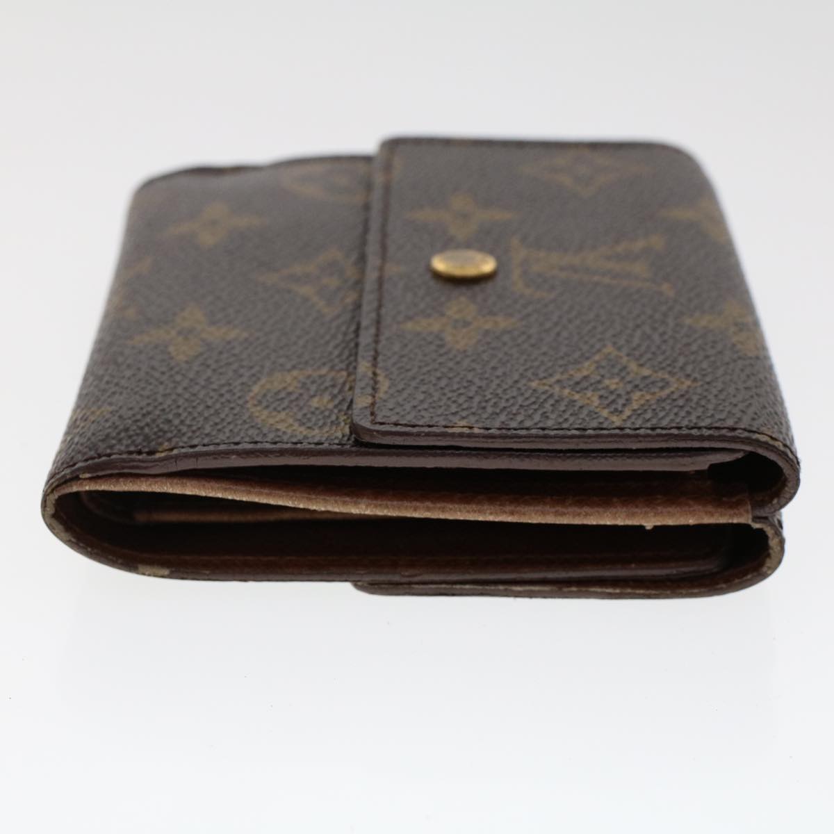 LOUIS VUITTON Monogram Portefeuille Elise Wallet M61654 LV  48835