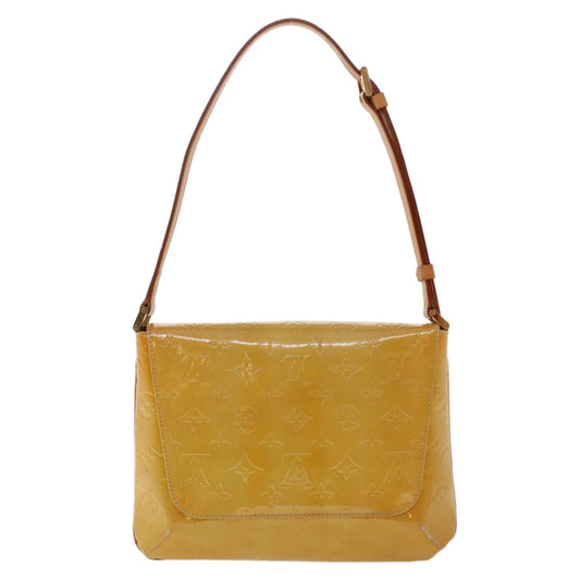 LOUIS VUITTON Monogram Vernis Thompson Street Bag Beige M91301 LV  48860