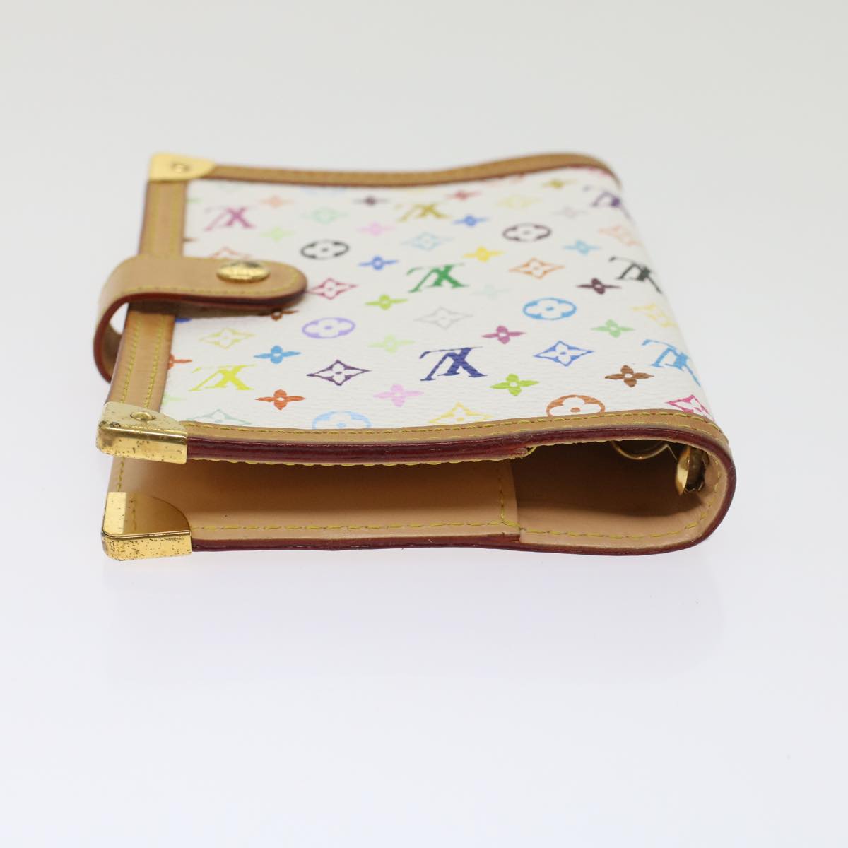 LOUIS VUITTON Multicolor Agenda PM Day Planner Cover White R21074 LV  48883