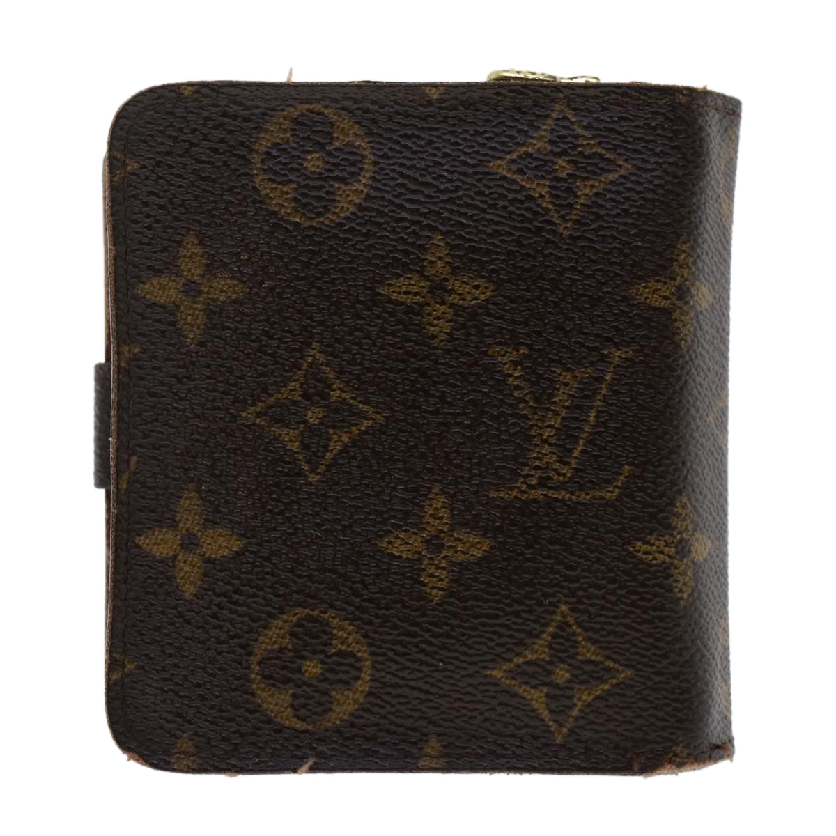 LOUIS VUITTON Monogram Compact Zip Wallet M61667 LV  48893