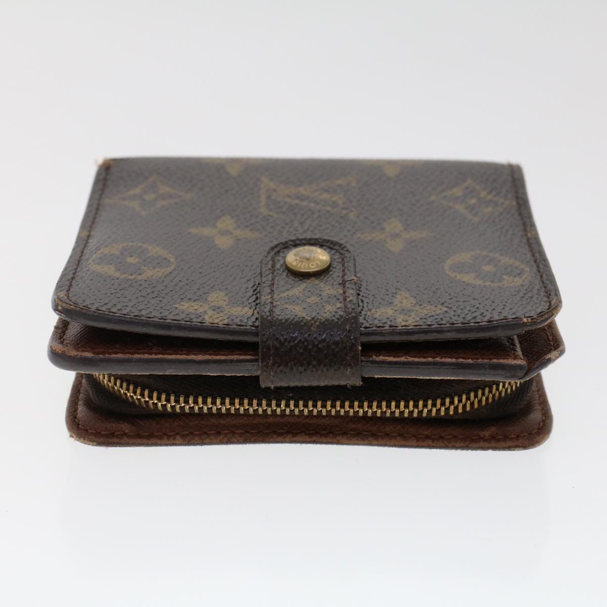 LOUIS VUITTON Monogram Compact Zip Wallet M61667 LV  48893