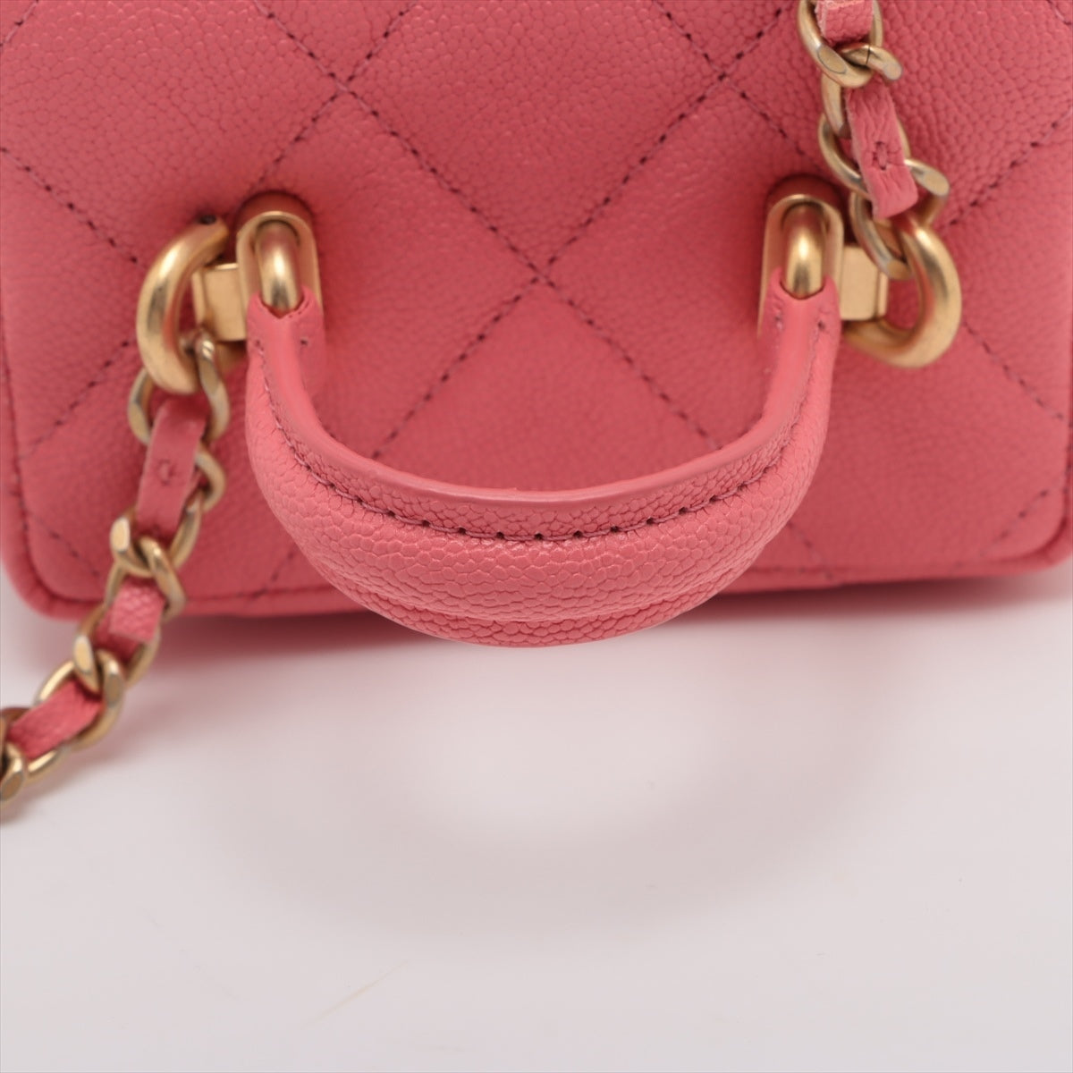 Chanel Matrasse Caviar S Chain Shoulder Bag Mini Pink G  31st