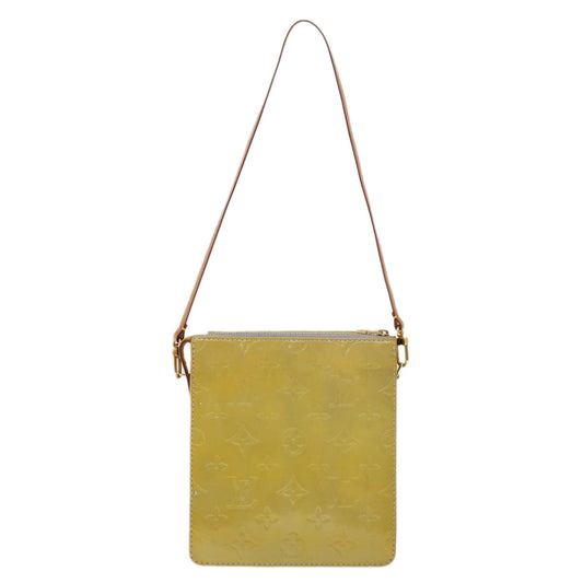 LOUIS VUITTON Monogram Vernis Motto Accessory Pouch Gris M91030 LV  48992