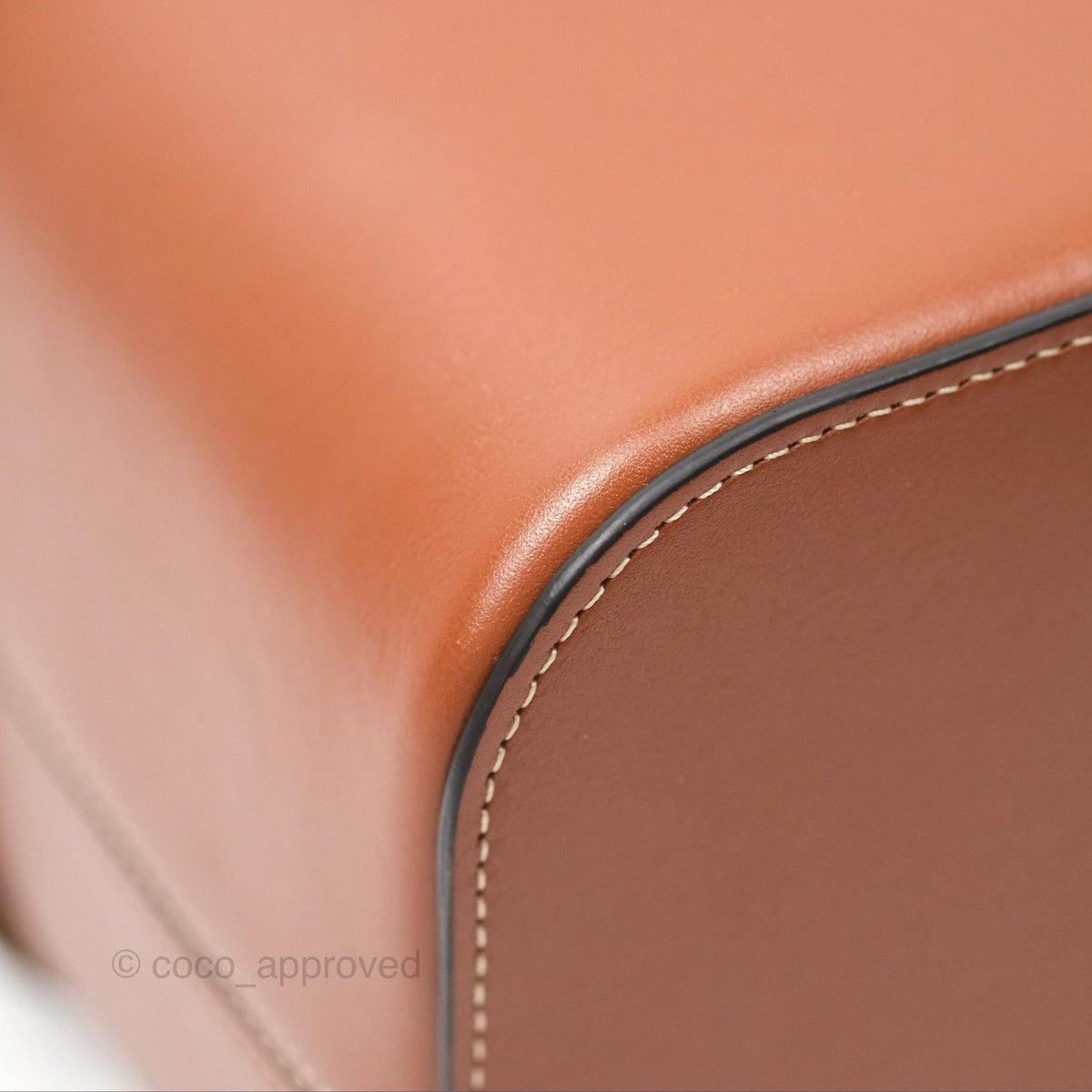 Celine Box Cuir Bag Tan Smooth Calfskin