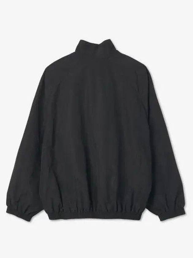 Luxury Balenciaga  Embroidery Logo Sports Icon Track Jacket Black