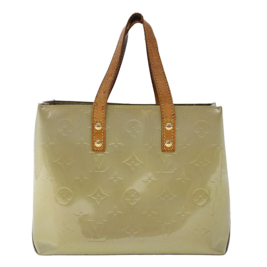 LOUIS VUITTON Monogram Vernis Reade PM Hand Bag Gris M91145 LV  49000