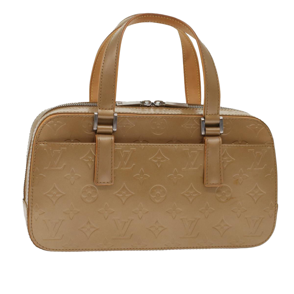 LOUIS VUITTON Monogram Mat Shelton Hand Bag Noisette M55177 LV  49001