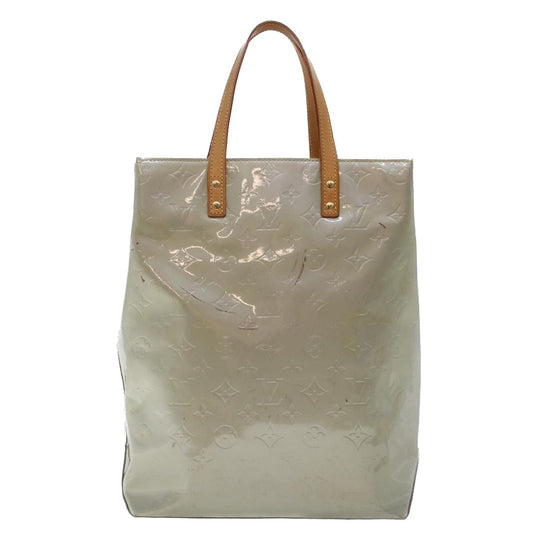 LOUIS VUITTON Monogram Vernis Reade MM Hand Bag Gris M91142 LV  49003