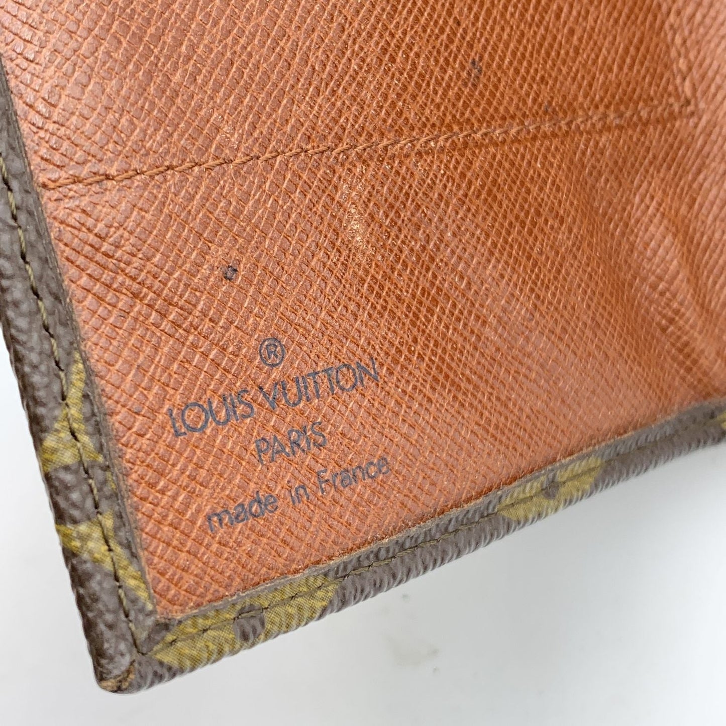LOUIS VUITTON Vintage Monogram Compact Double Flap Wallet M61652