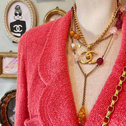 Chanel 1997 Made Turn-Lock Chain Necklace