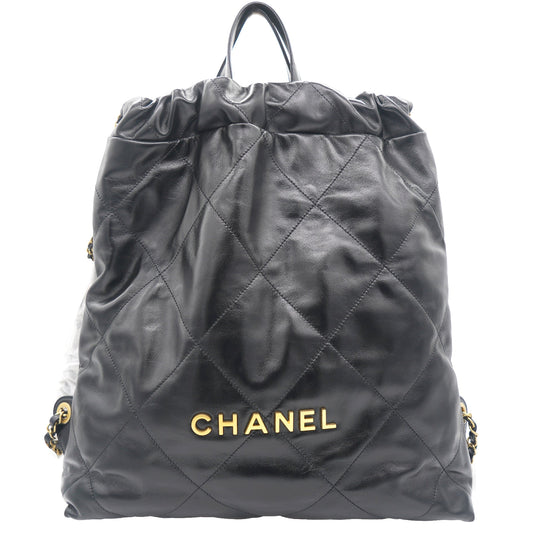 Chanel 22 large backpack Black