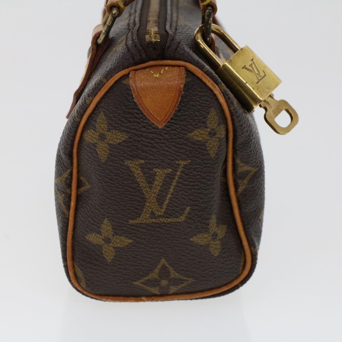 LOUIS VUITTON Monogram Mini Speedy Hand Bag M41534 LV Auth 49701