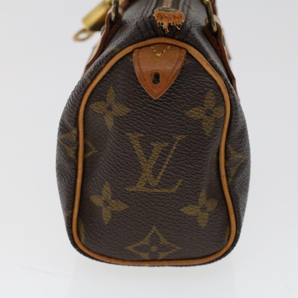 LOUIS VUITTON Monogram Mini Speedy Hand Bag M41534 LV Auth 49701