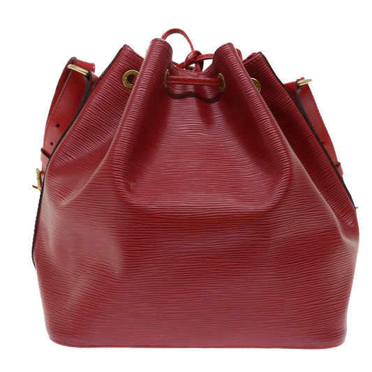 LOUIS VUITTON Epi Petit Noe Shoulder Bag Red M44107 LV  49850