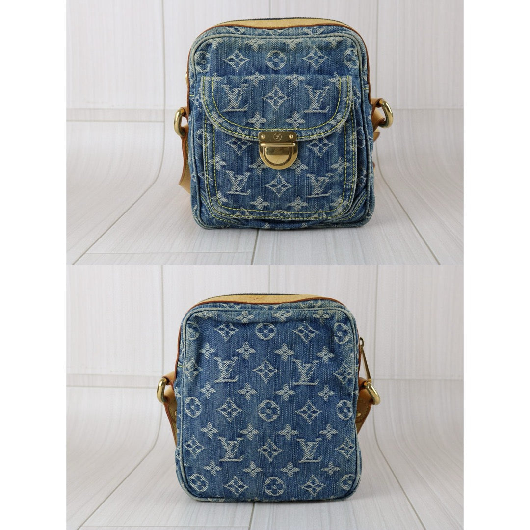 Good ( Rank AB) ｜LV Monogram Denim Blue Camera Bag Shoulder Bag｜J24111201