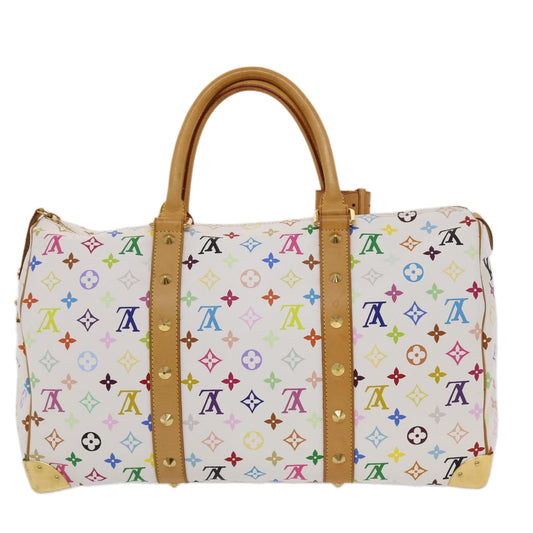 LOUIS VUITTON Monogram Multicolor Keepall 45 Boston Bag M92641 LV Auth 49917A