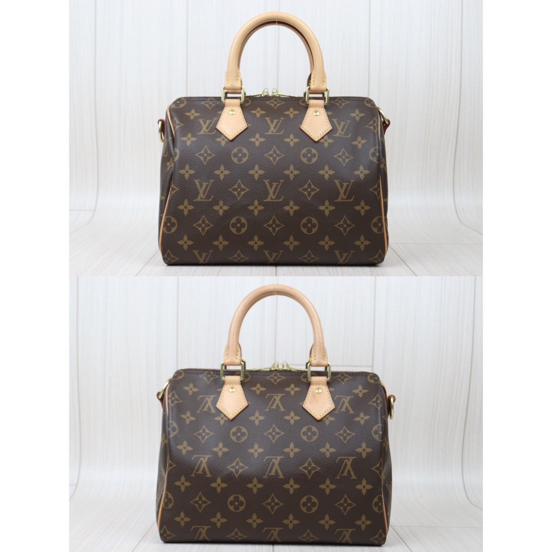 Rank A｜ LV Monogram Speedy 25 Hand Bag With Shoulder Strap｜24070424