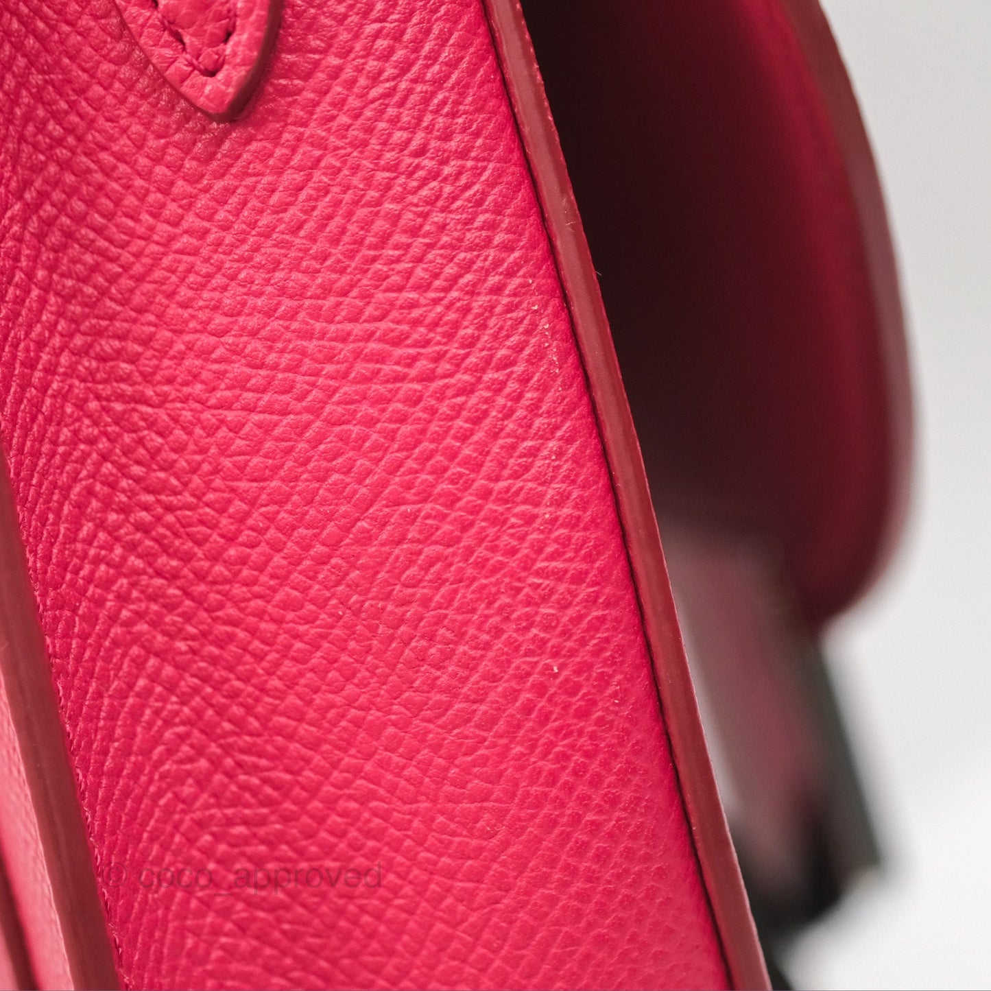 Celine Small Trotteur Crossbody Bag Grained Calfskin Dark Pink