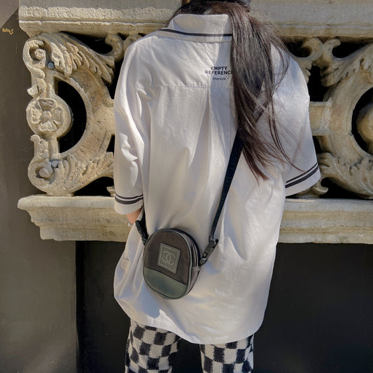 Chanel Sports Line logo patch crossbody/ belt Bag