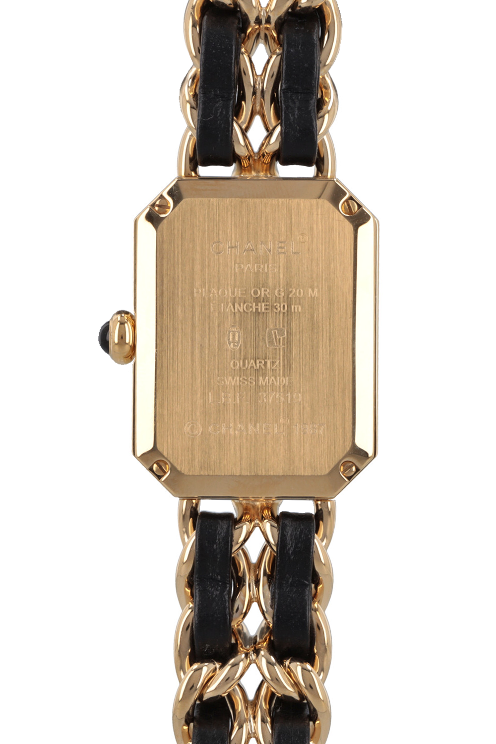 CHANEL Premiere Watch Gold Black