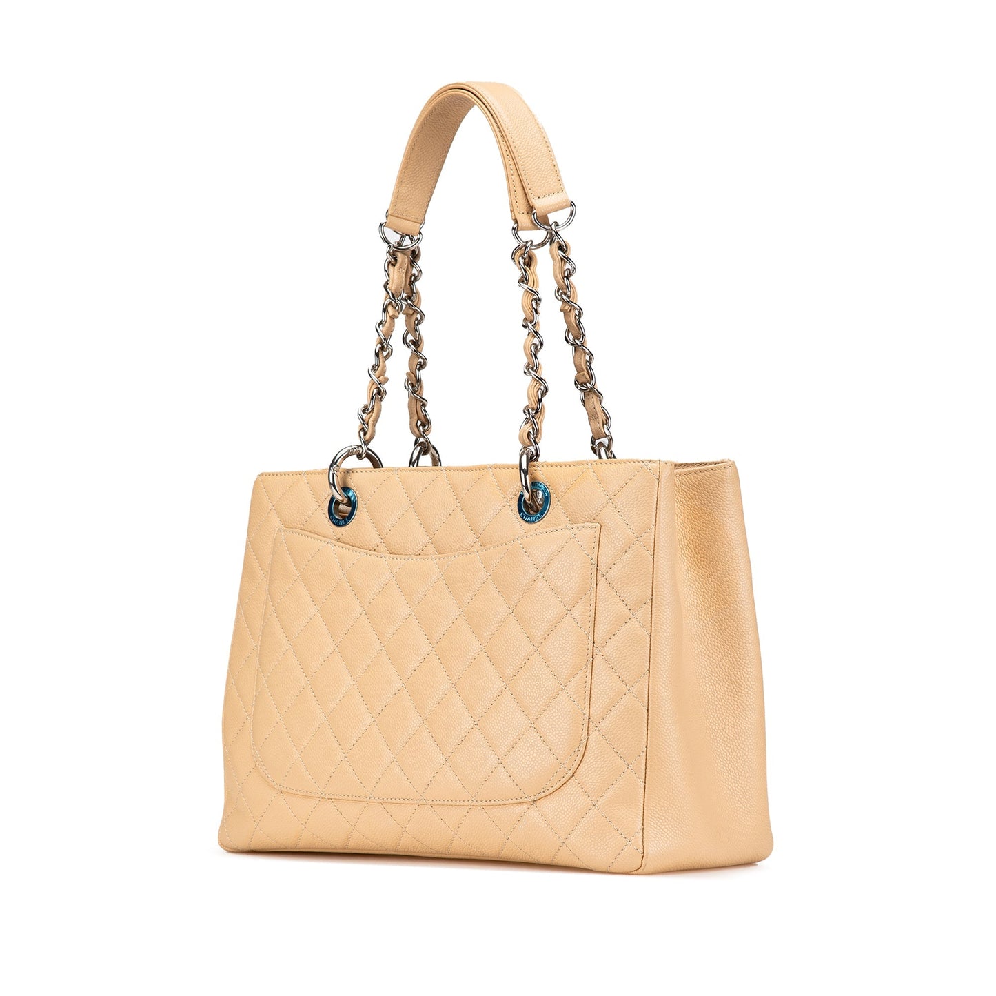 Brown Chanel Caviar Grand Shopping Tote